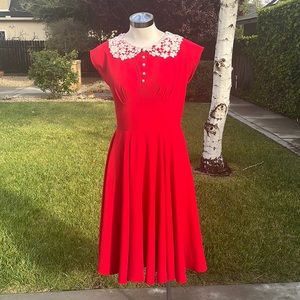 Hell Bunny Emilie Swing Vintage Style Dress Size Small